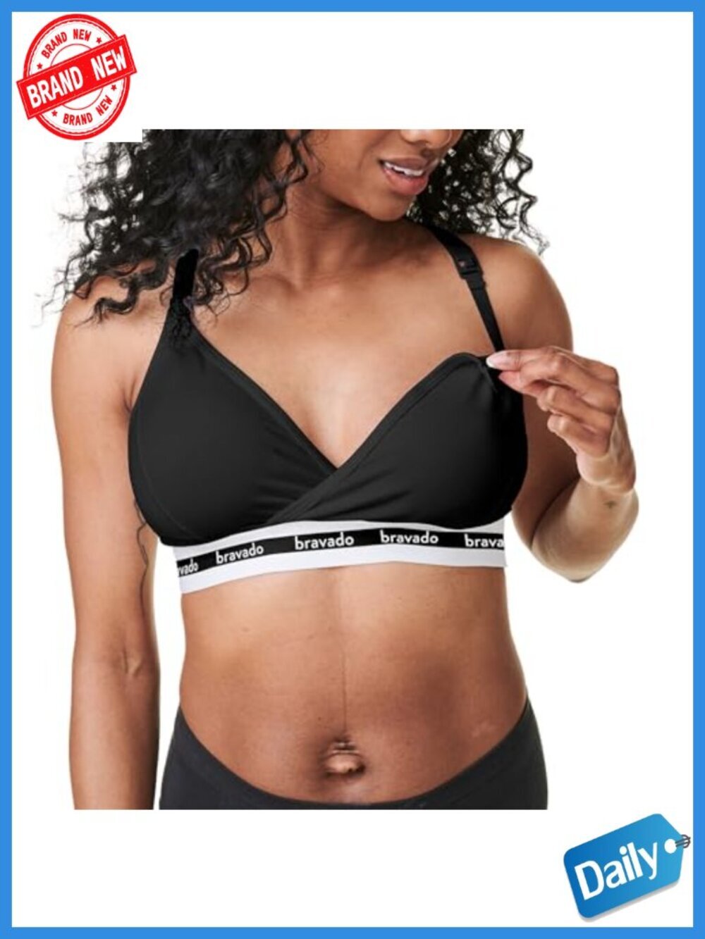 Organic Cotton Sleep Nursing Bra Wire-Free Racerback Breastfeeding